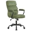SNURRSTOL MANHATTAN 2 - grön/svart, Modern, metall/trä (58/102-112/64,5cm) - Mömax