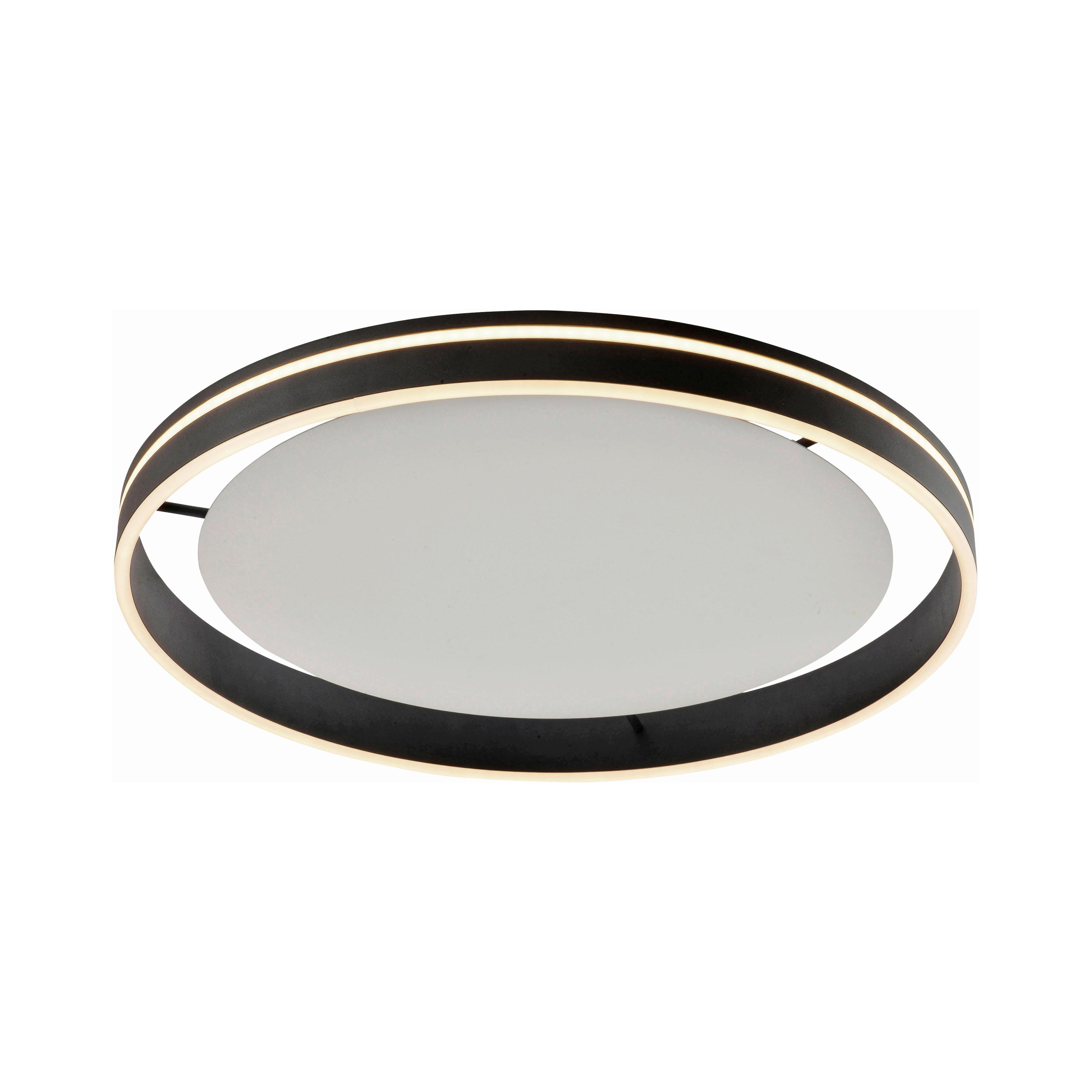 LAMPA SUFITOWA LED 8416-13 Q-VITO *SH* - antracytowy, Design, tworzywo sztuczne/metal (59/8cm) - Paul Neuhaus