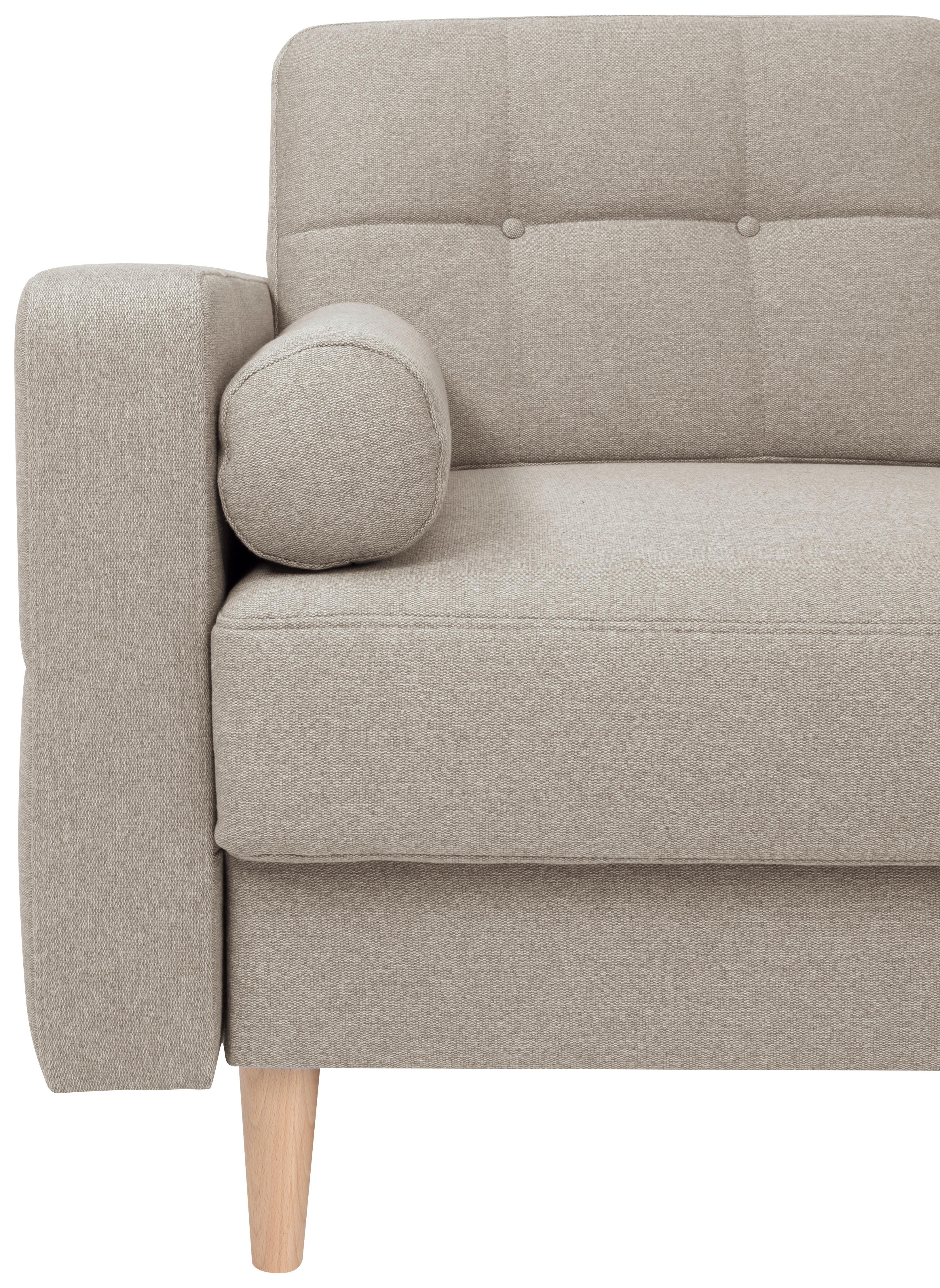 Coltar NORET - bej, Konventionell, textil (242/242cm) - Modern Living