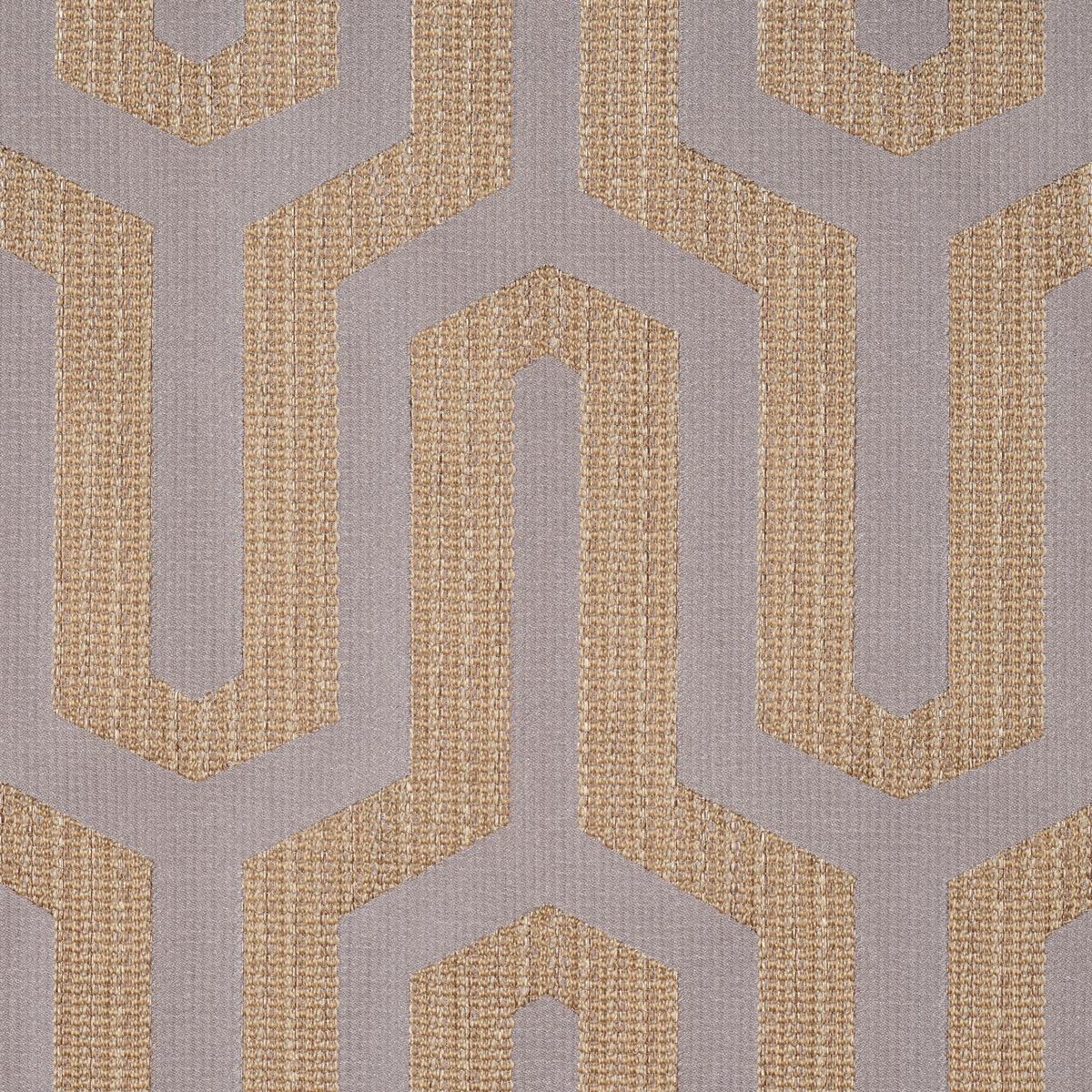 ZASŁONA GOTOWA MALFOY - kolor złoty/taupe, Design, tkanina (140/245cm) - Ambiente