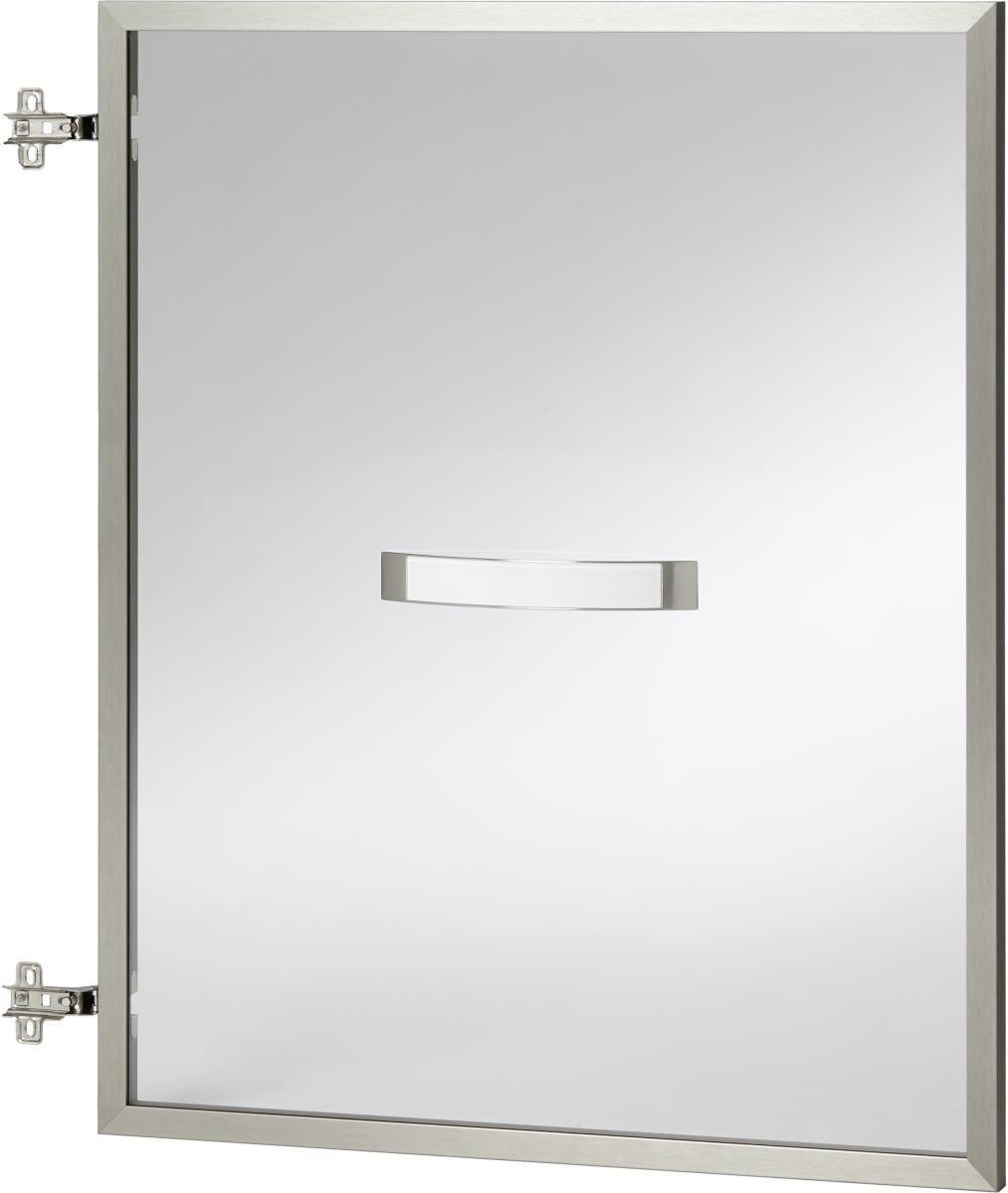 Tür in Alufarben - Champagner/Alufarben, MODERN, Glas/Metall (56,6/70,1/2,1cm) - Premium Living