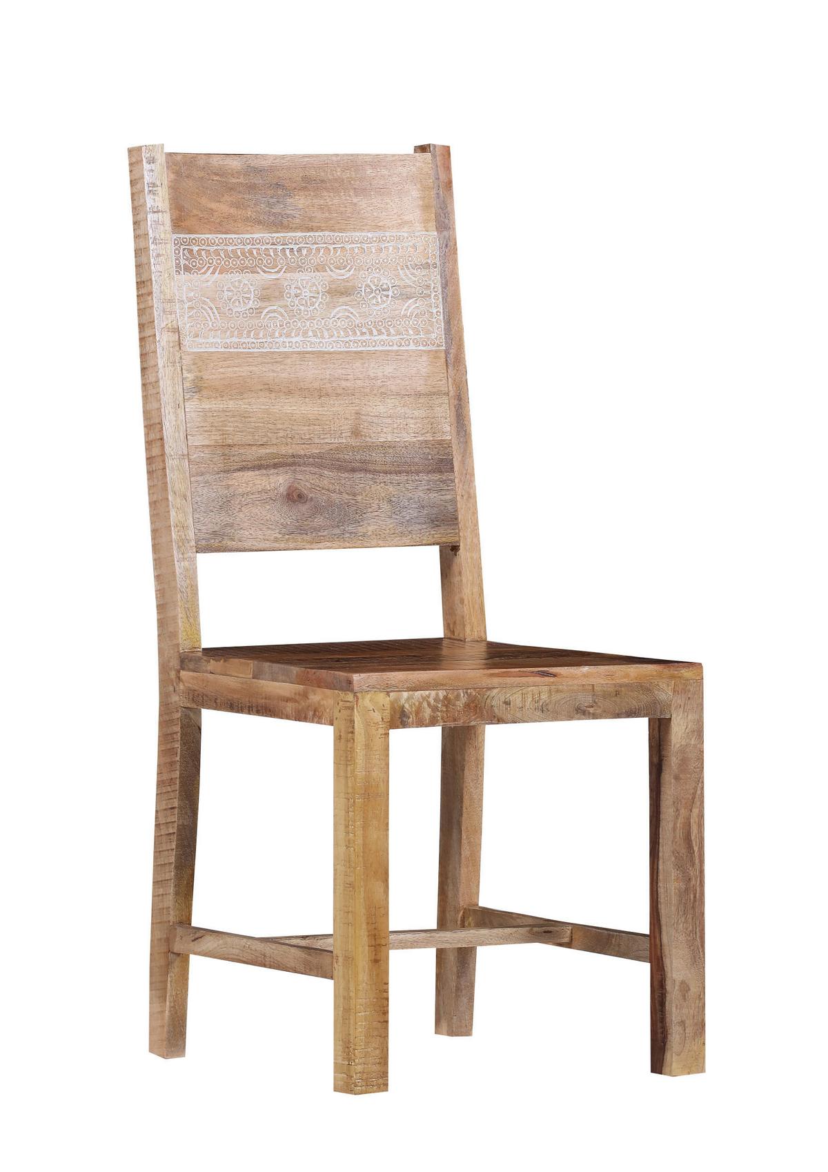 KRZESŁO PUNO - kolor naturalny, Design, drewno (45/101/50cm)