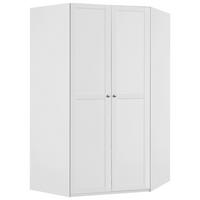 Kutni Ormar New York B - bijela, Konvencionalno, drvni materijal/metal (120/208/120cm) - Modern Living