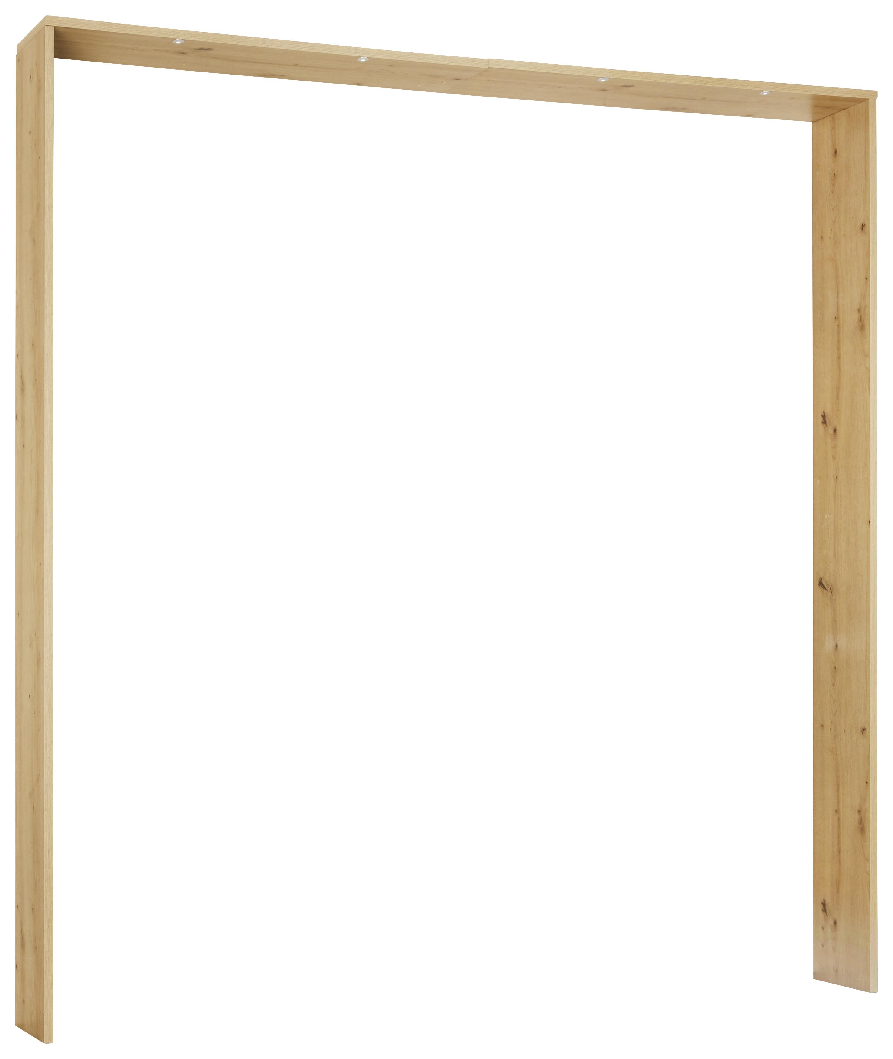 Okrasni Okvir Quadra - hrast, leseni material (226/229/63cm) - Modern Living