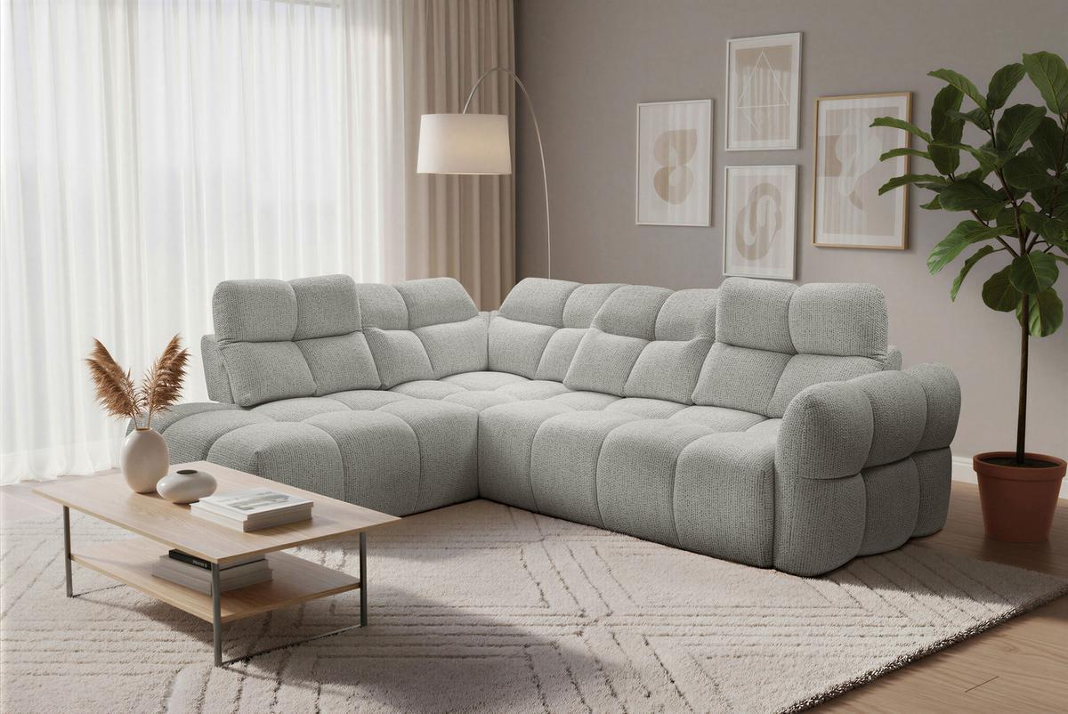 Coltar CONTEMPO - gri, Modern, textil (225/90-98/277cm) - Premium Living