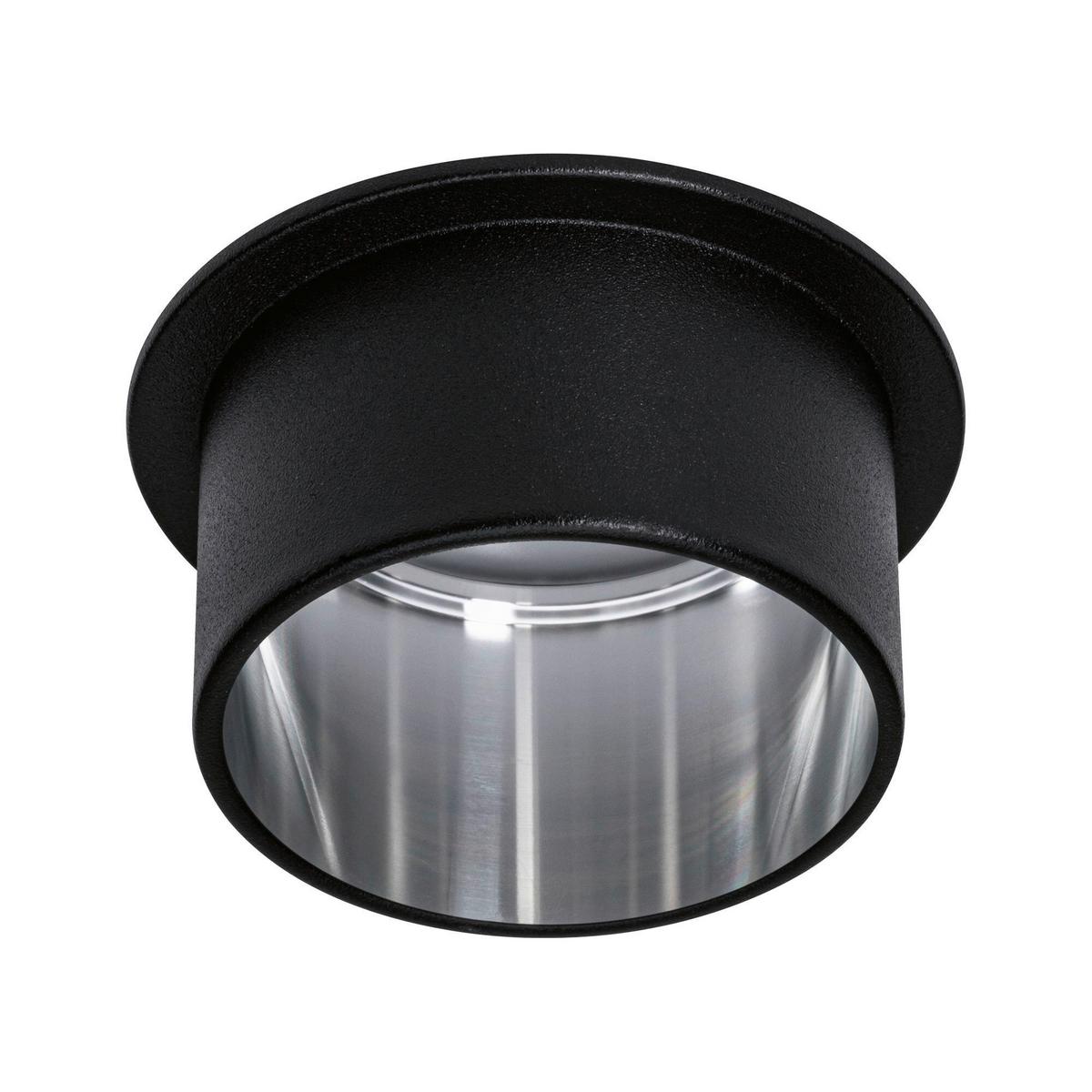 Deckenleuchte Coin Gil in Schwarz max. 6 Watt - Schwarz, Basics, Metall (6,8cm) - Paulmann