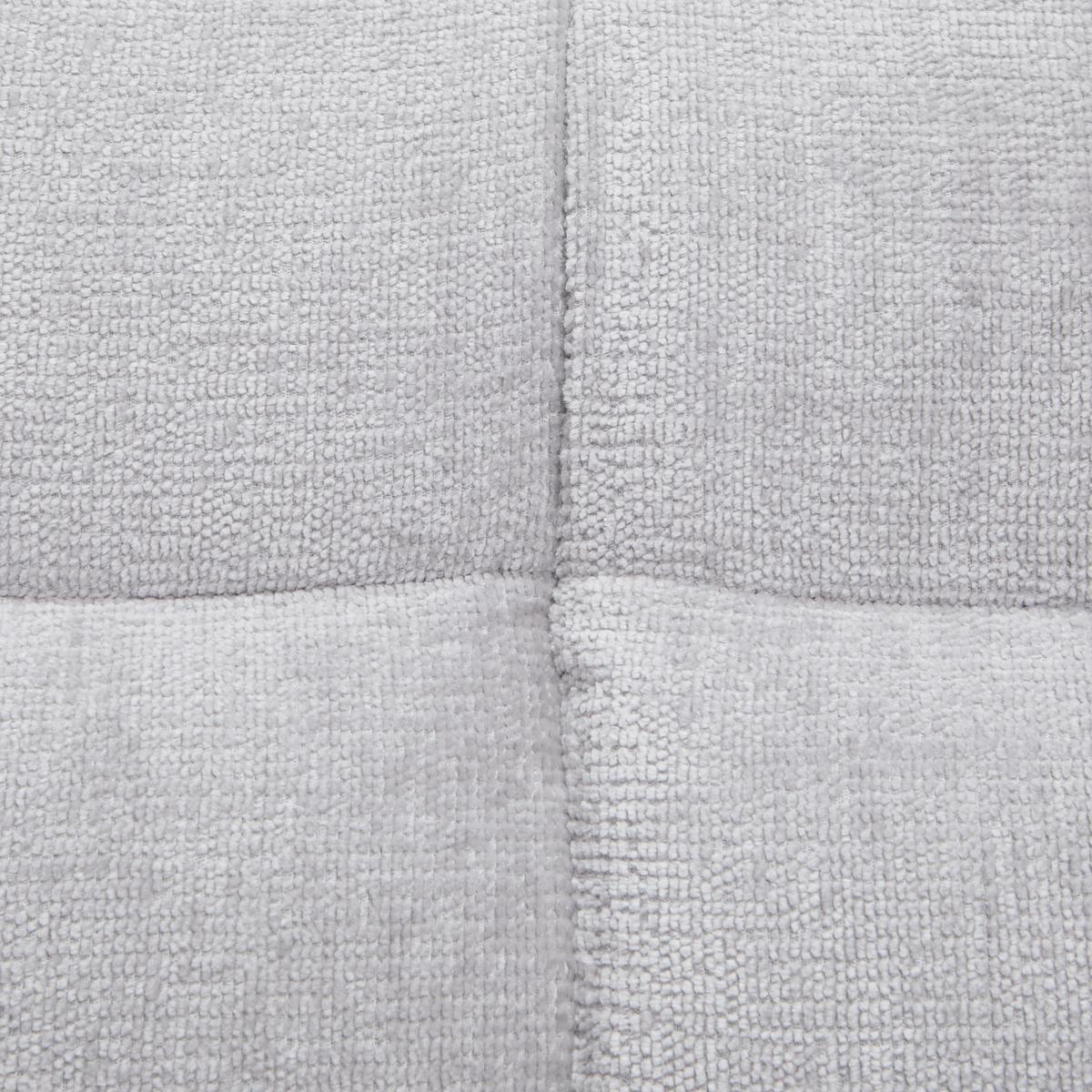 Kutna Garnitura Silvio - svijetlo siva/crna, Moderno, tekstil/metal (275/85-105/225cm) - Mömax