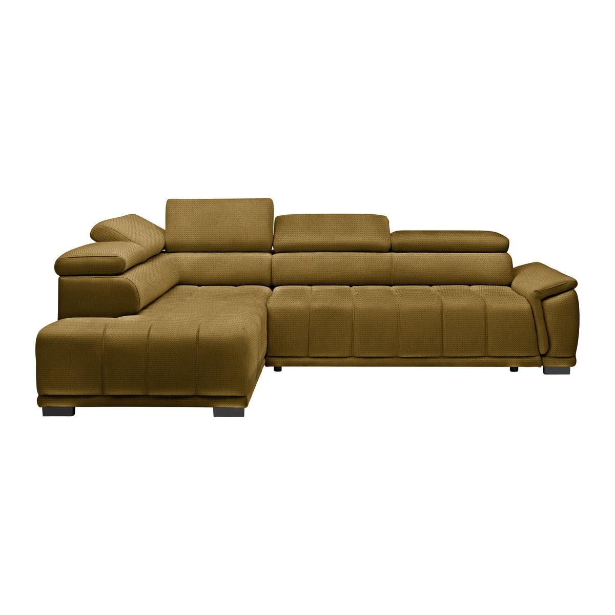 Kutna Garnitura Gremio - boje senfa/crna, Moderno, tekstil/plastika (206/283cm) - Modern Living