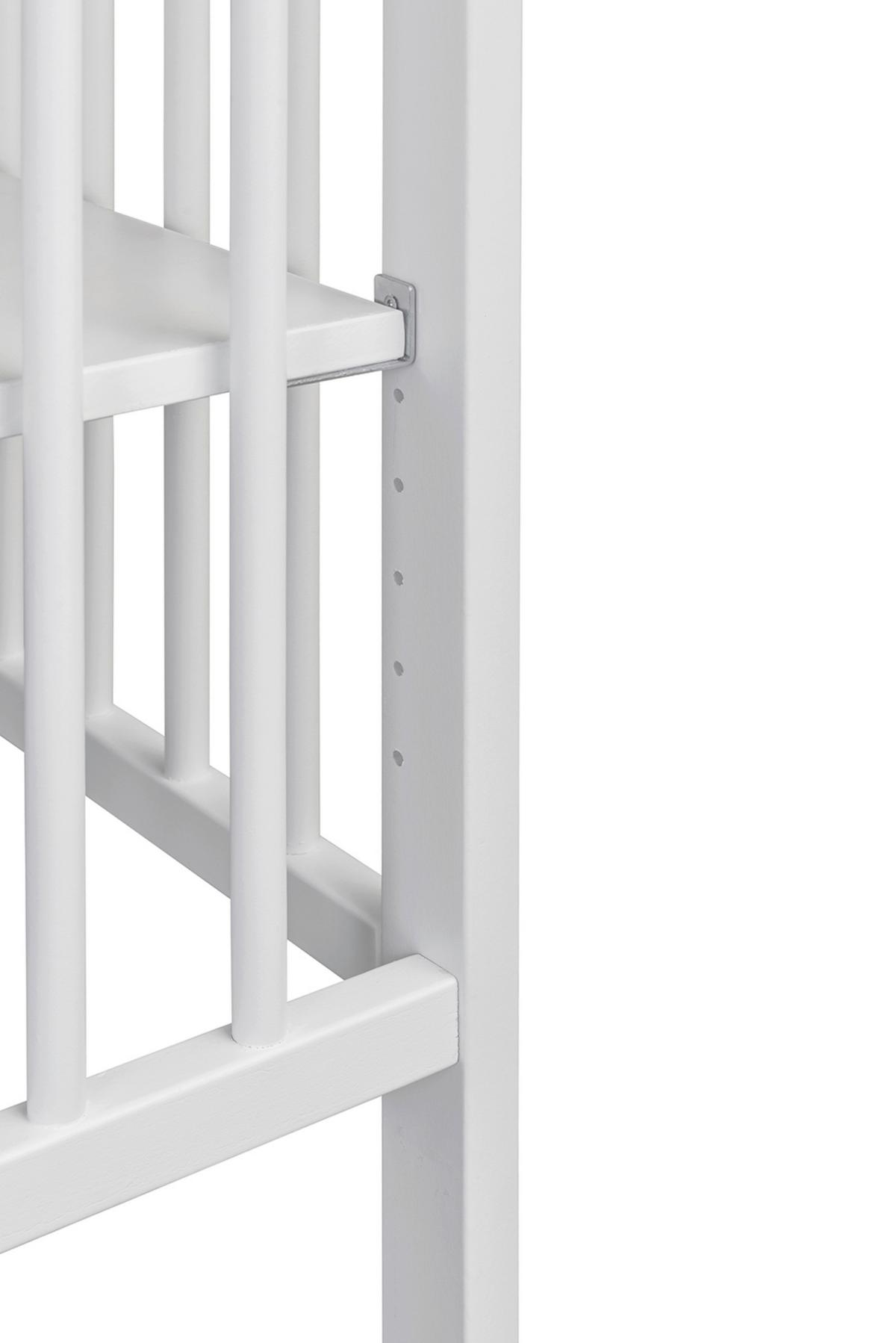 ŁÓŻKO DOSTAWNE NINA - biały, Basics, drewno (85/48/83cm) - My Baby Lou