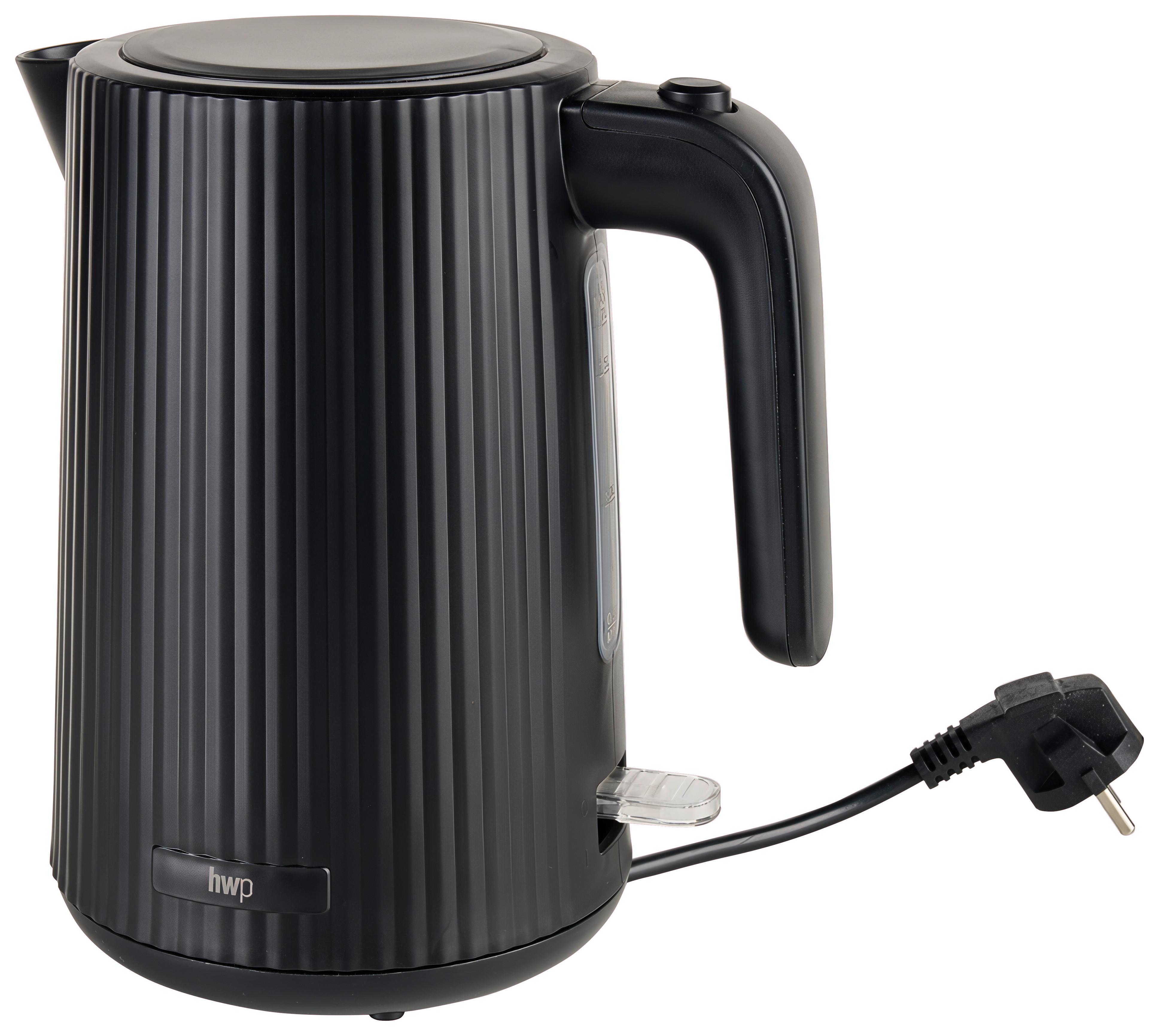 CZAJNIK ELEKTRYCZNY PWK-30506 - czarny, Trend, tworzywo sztuczne/metal (21,8cm) - Homeware Profession.