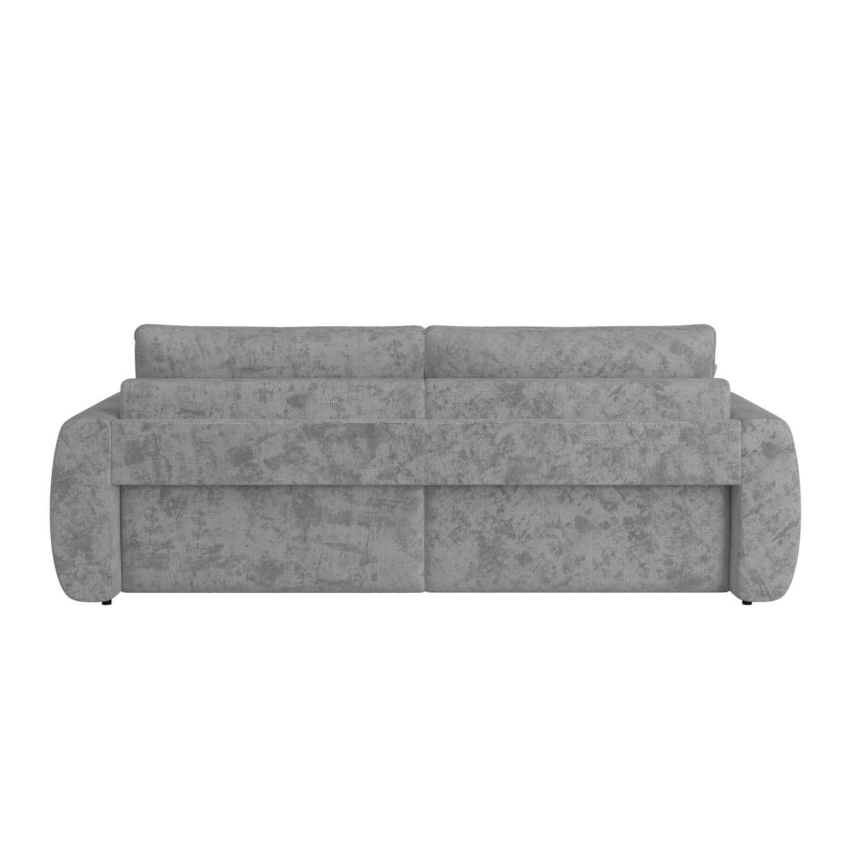 Canapea extensibila BALI - gri, Modern, lemn/textil (245/74-90/104cm) - Luca Bessoni
