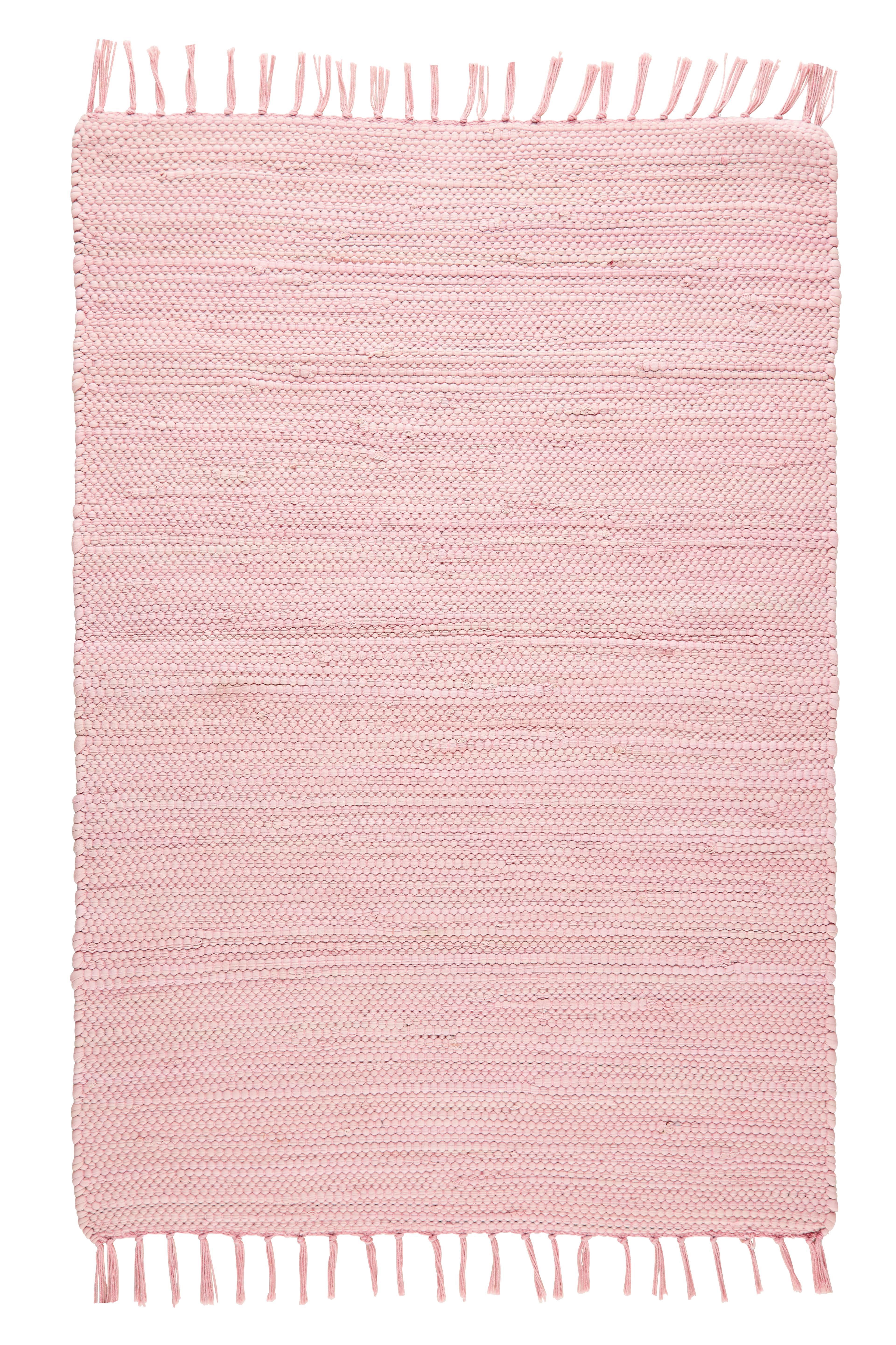 Fleckerlteppich Julia Rosa, ca. 70x230cm - Rosa, ROMANTIK / LANDHAUS, Textil (70/230cm) - Mömax modern living