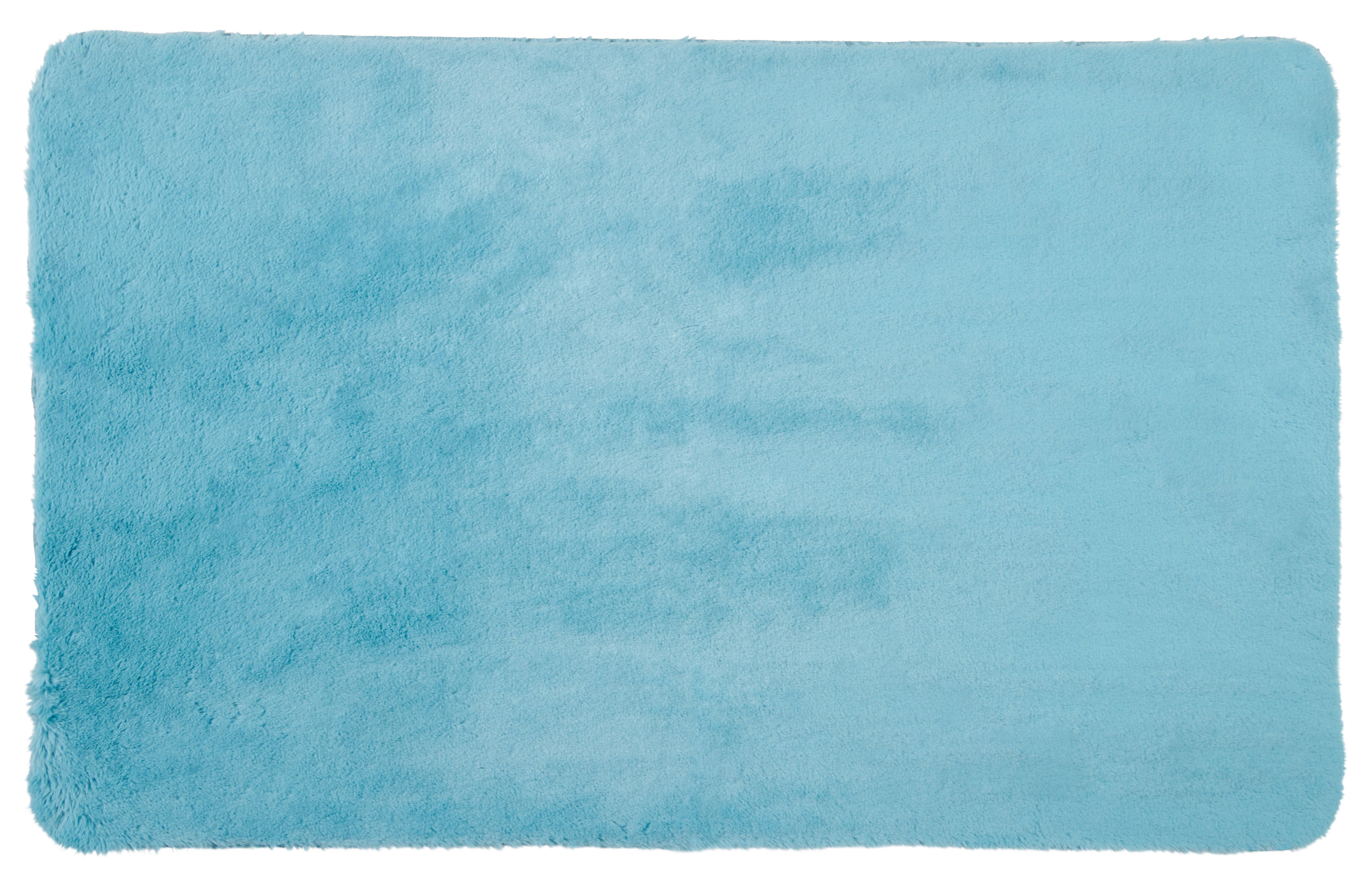 Kupaonski Tepih Robert 60x100cm - plava, Moderno, tekstil (60/100cm) - Premium Living