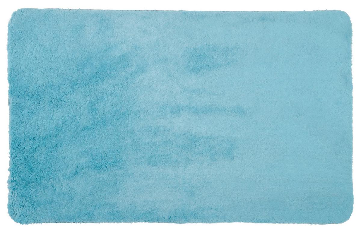 Kupaonski Tepih Robert 60x100cm - plava, Moderno, tekstil (60/100cm) - Premium Living