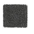 Badematte Moritz, ca. 50x50cm - Anthrazit/Schwarz, Textil (50/50cm) - MÖMAX modern living