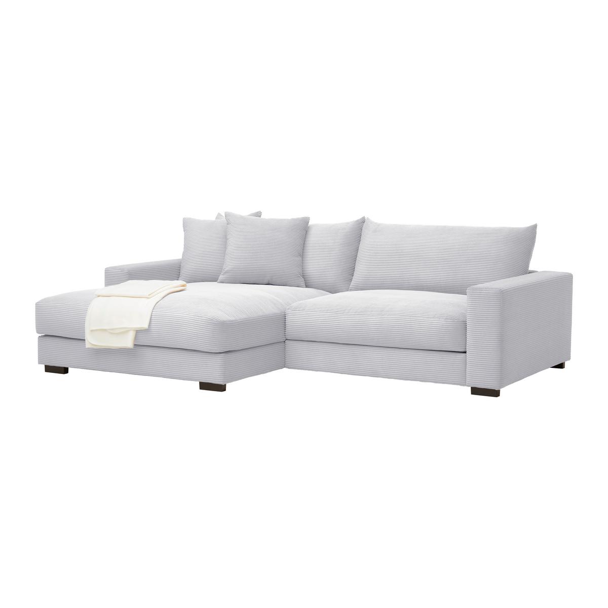 Kutna  Garnitura Pedro - svijetlo siva, Moderno, tekstil (180/83/265cm) - Mömax