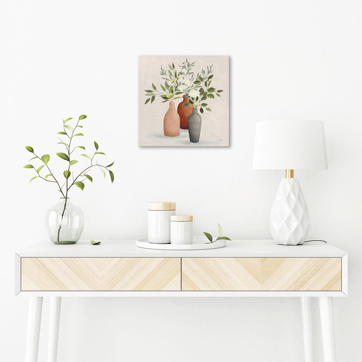 OBRAZ NA PŁÓTNIE LB-SNK1120 - różnokolorowy, Natur, drewno/papier (30/30cm) - Euroart