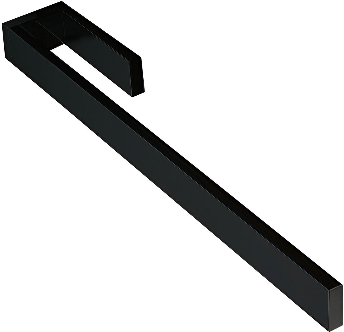 UCHWYT NA RĘCZNIK ZUBEHÖR - czarny, Modern, metal (5,5/3/39cm) - Novel