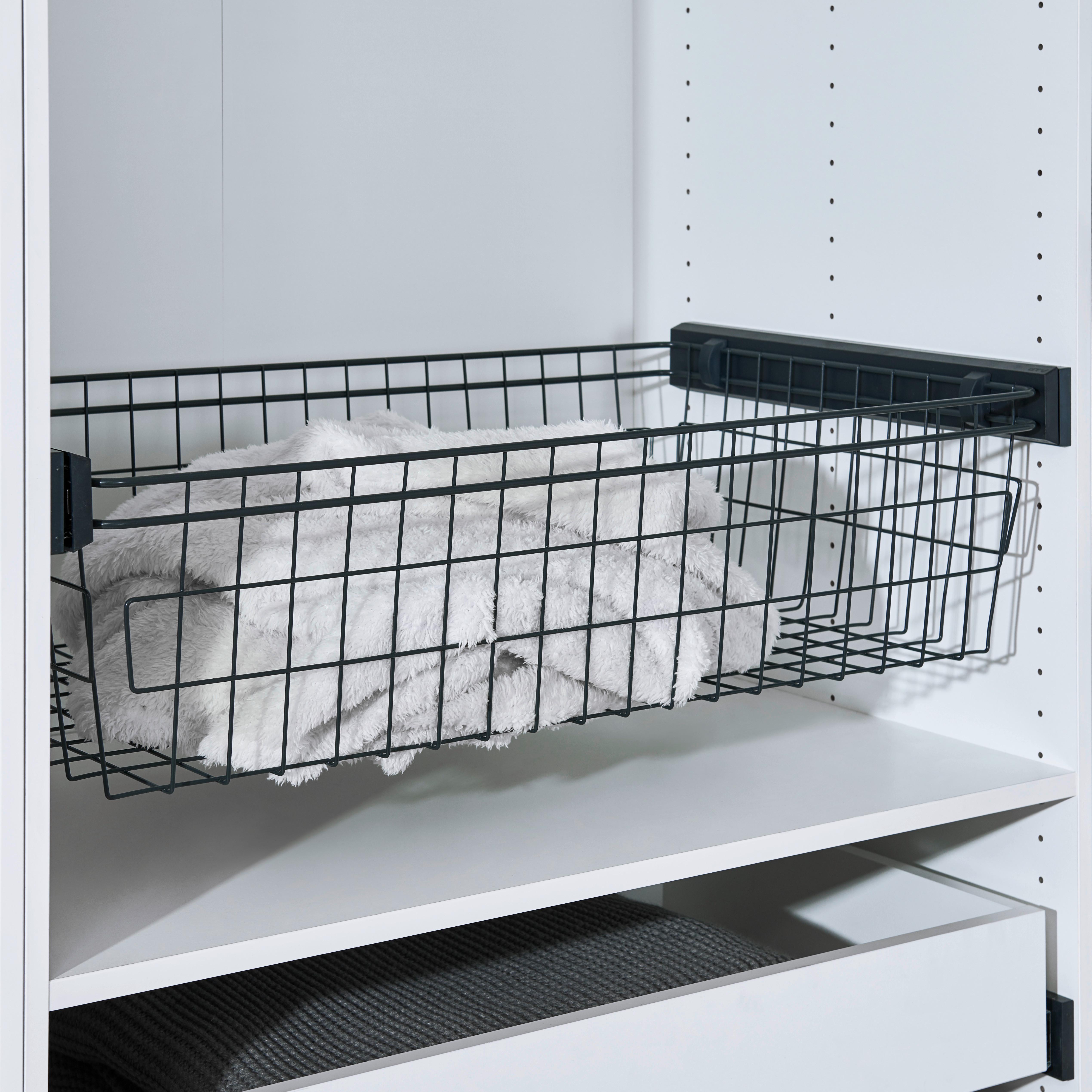 TVÄTTKORG UNIT -BASED- - antracit, Modern, metall (87,9/21/46,5cm) - Based