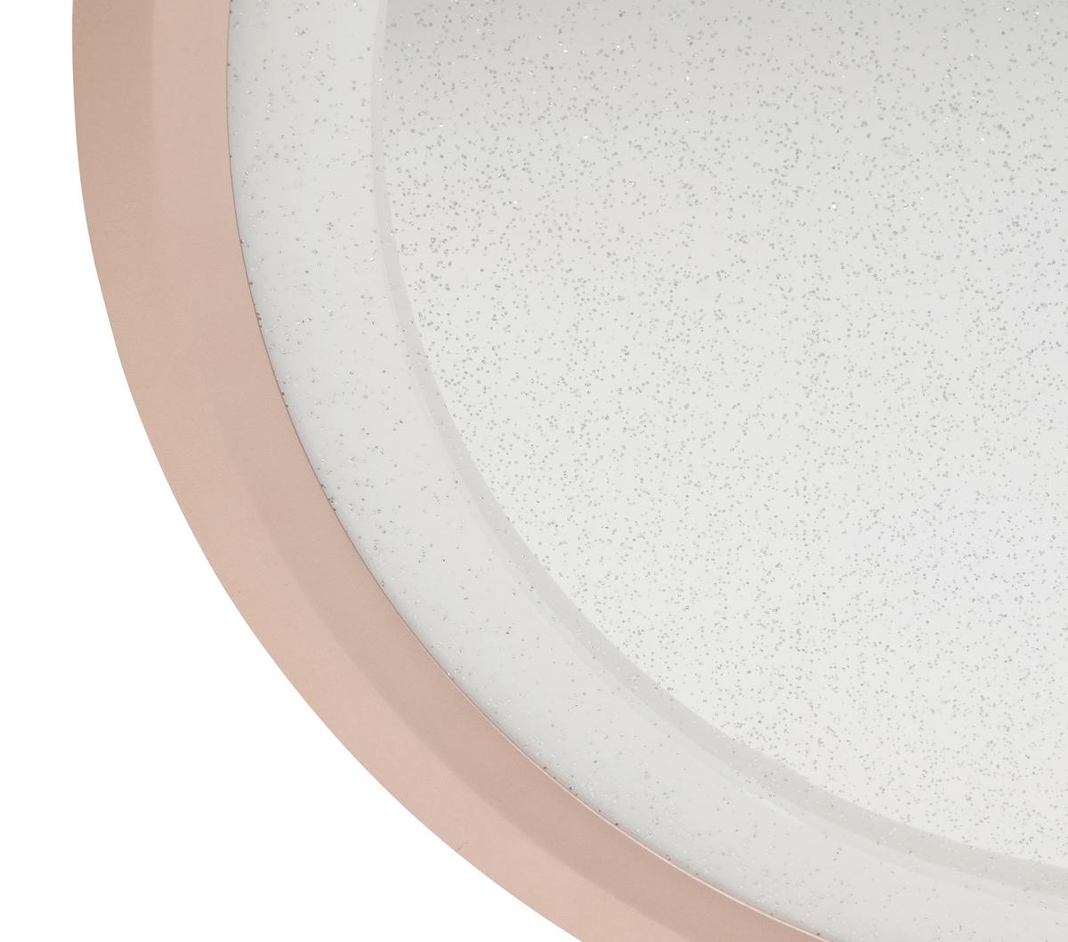 LED Mennyezeti Lámpa Korti - fekete/cappuccino, Modern, műanyag/fém (40/6.1cm) - Modern Living