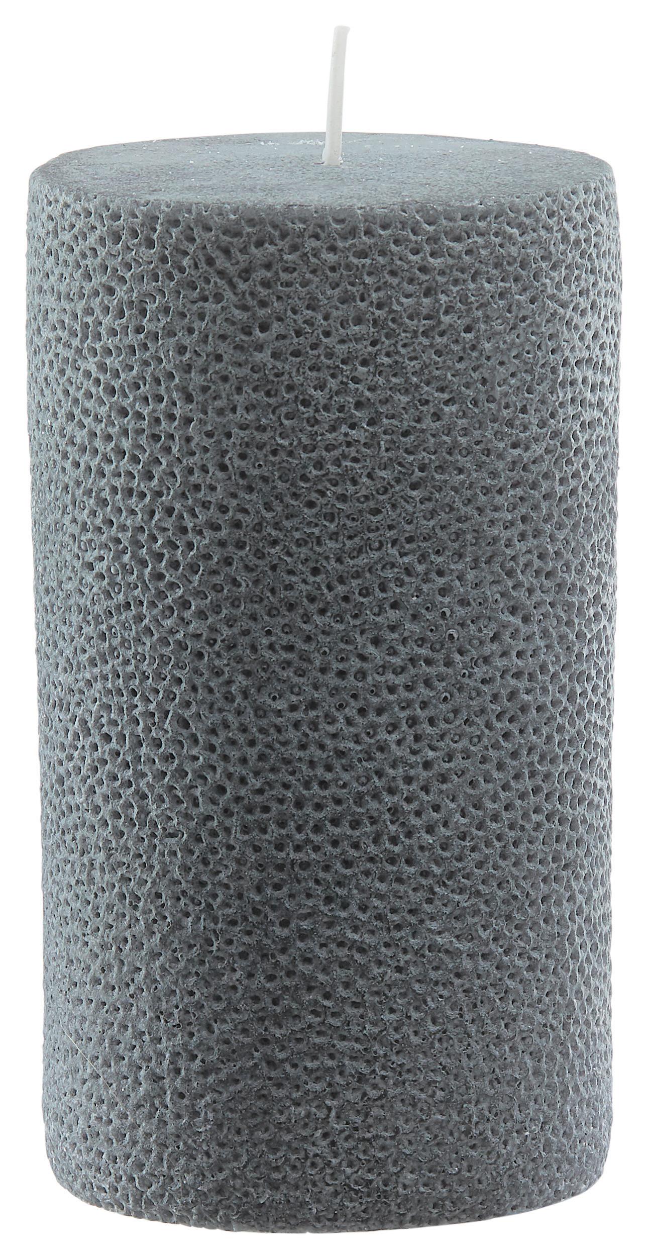 Lumânare coloană Dots - albastru deschis/roz deschis (8/14cm) - Premium Living