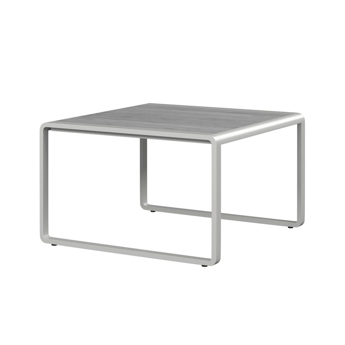 Kerti Étkezőgarnitúra Aruba - világosszürke/fehér, Modern, műanyag/textil - Bessagi Garden