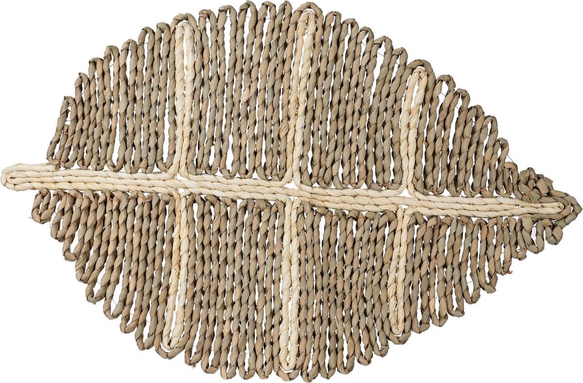 Dekoblatt Leaf in Naturfarben - Naturfarben, MODERN, Naturmaterialien (50/1,5/33cm) - Mömax