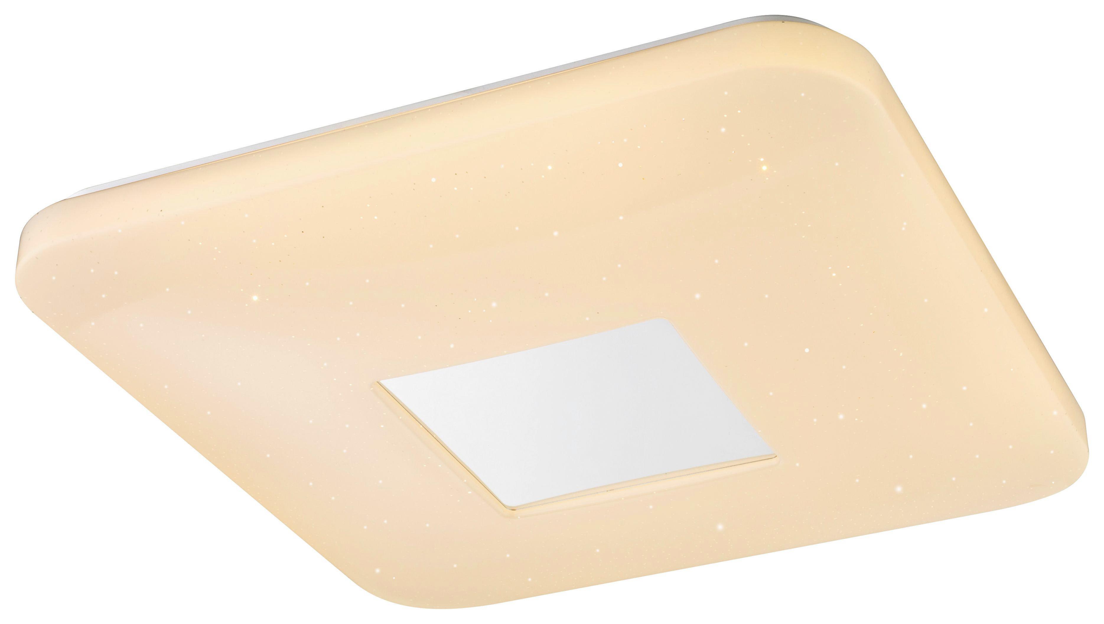 LED-Deckenleuchte Betty Weiß max. 30 Watt - Weiß, MODERN, Kunststoff/Metall (43,5/43,5/6,5cm) - Mömax modern living