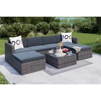 KOMPLET MEBLI TARASOWYCH RAGNAR - szary, Modern, metal (67/64/75cm) - Ambia Garden