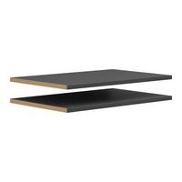 Einlegeboden Multistauraum Graphitfarben - Graphitfarben, Modern, Holzwerkstoff (76,9/2,2/48cm)