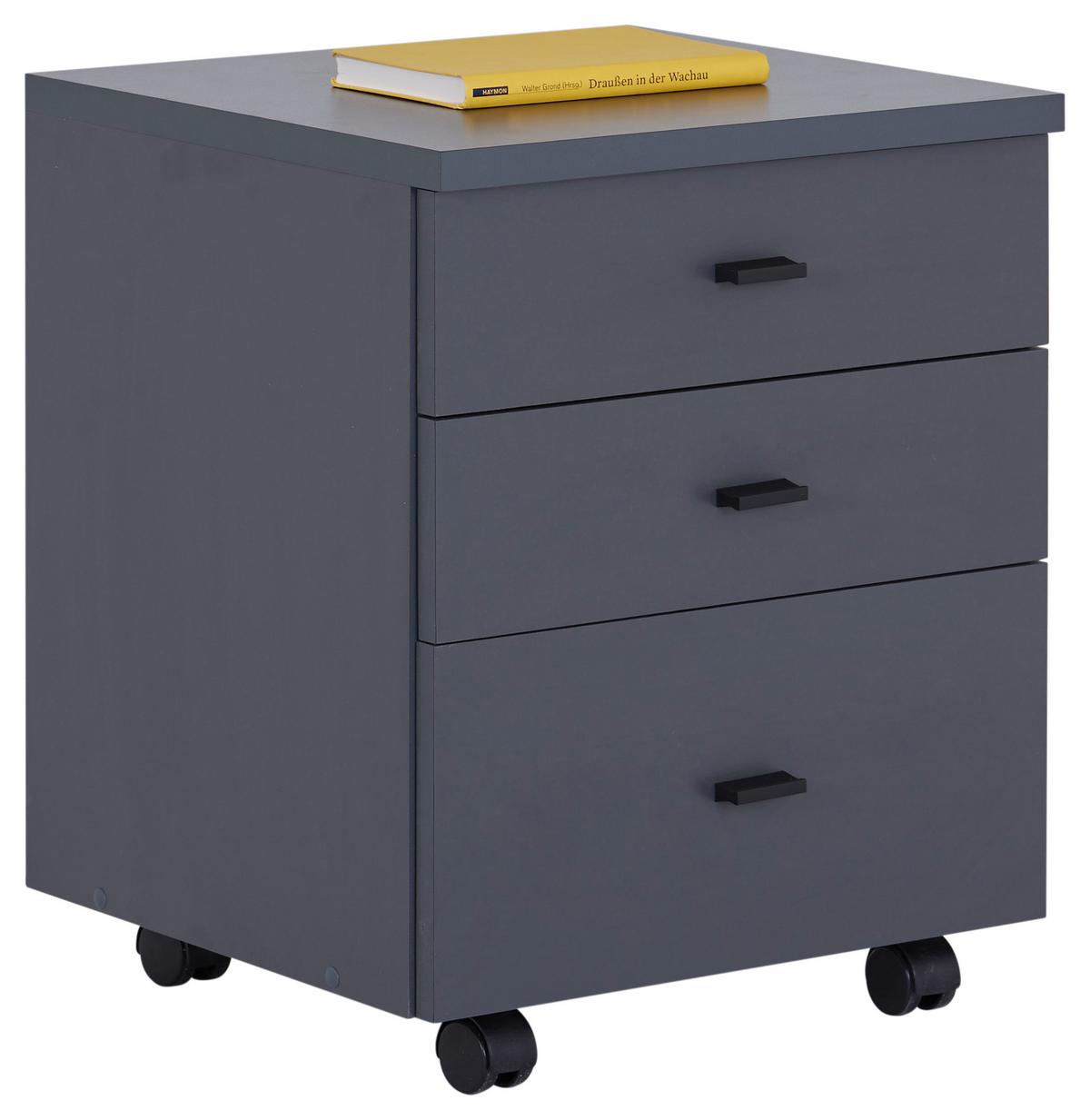 Predalnik Na Kolescih 4-You, Antracit - antracit, Moderno, umetna masa/leseni material (43/53/40cm) - Mömax