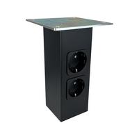 Konsole 640112 Schwarz, 2-fach - Schwarz, Kunststoff/Metall (17cm) - Vogt