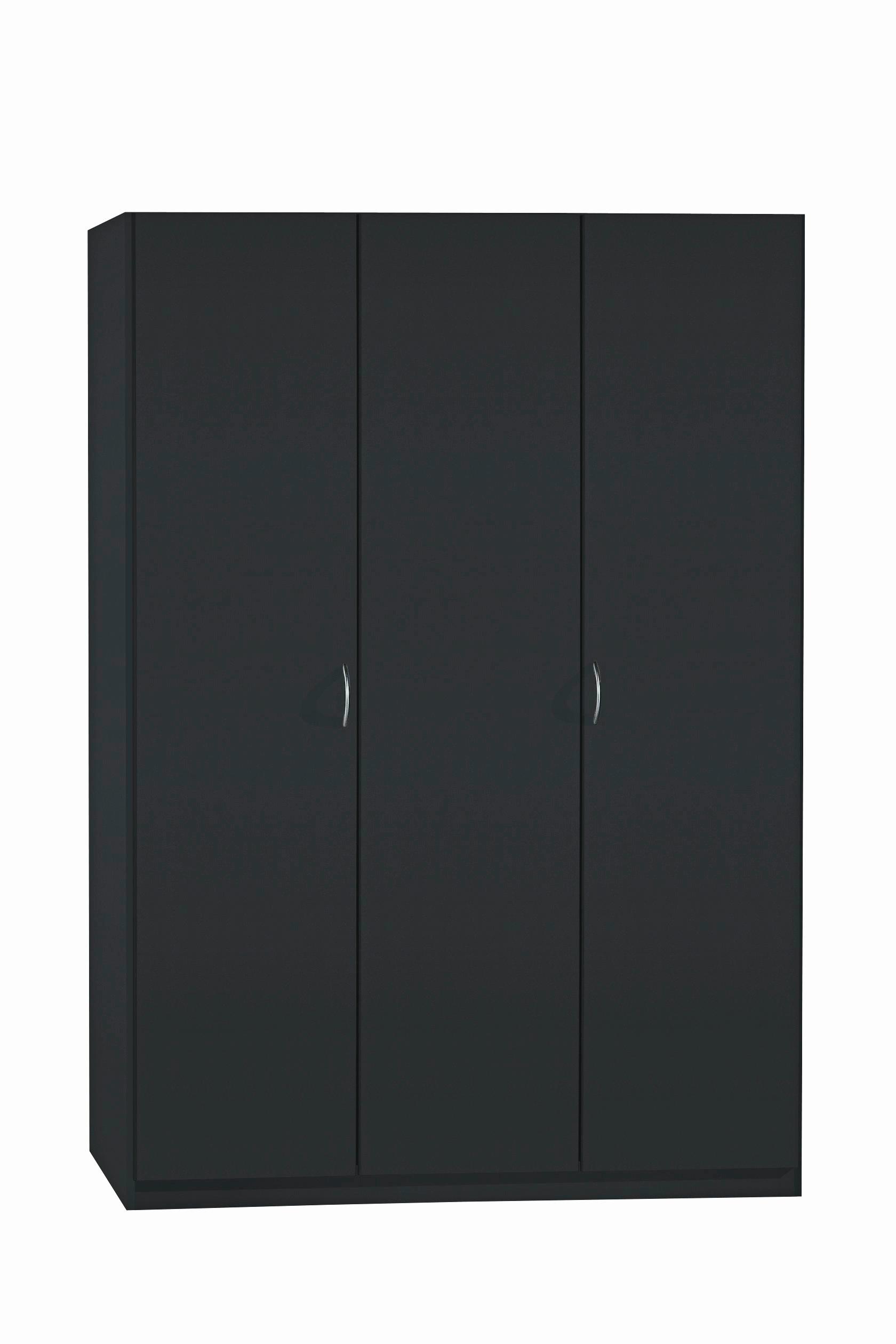 Omara S Klasičnimi Vrati Case, Siva - srebrne barve/siva, Basics, umetna masa/leseni material (136/197/54cm) - Boxxx