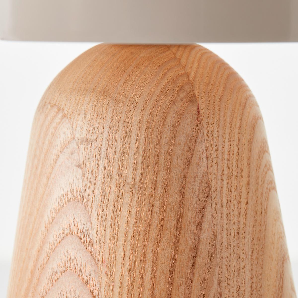 Tischleuchte Nalam Naturfarben max. 40 Watt - Natur, Holz/Metall (20/31cm) - Brilliant
