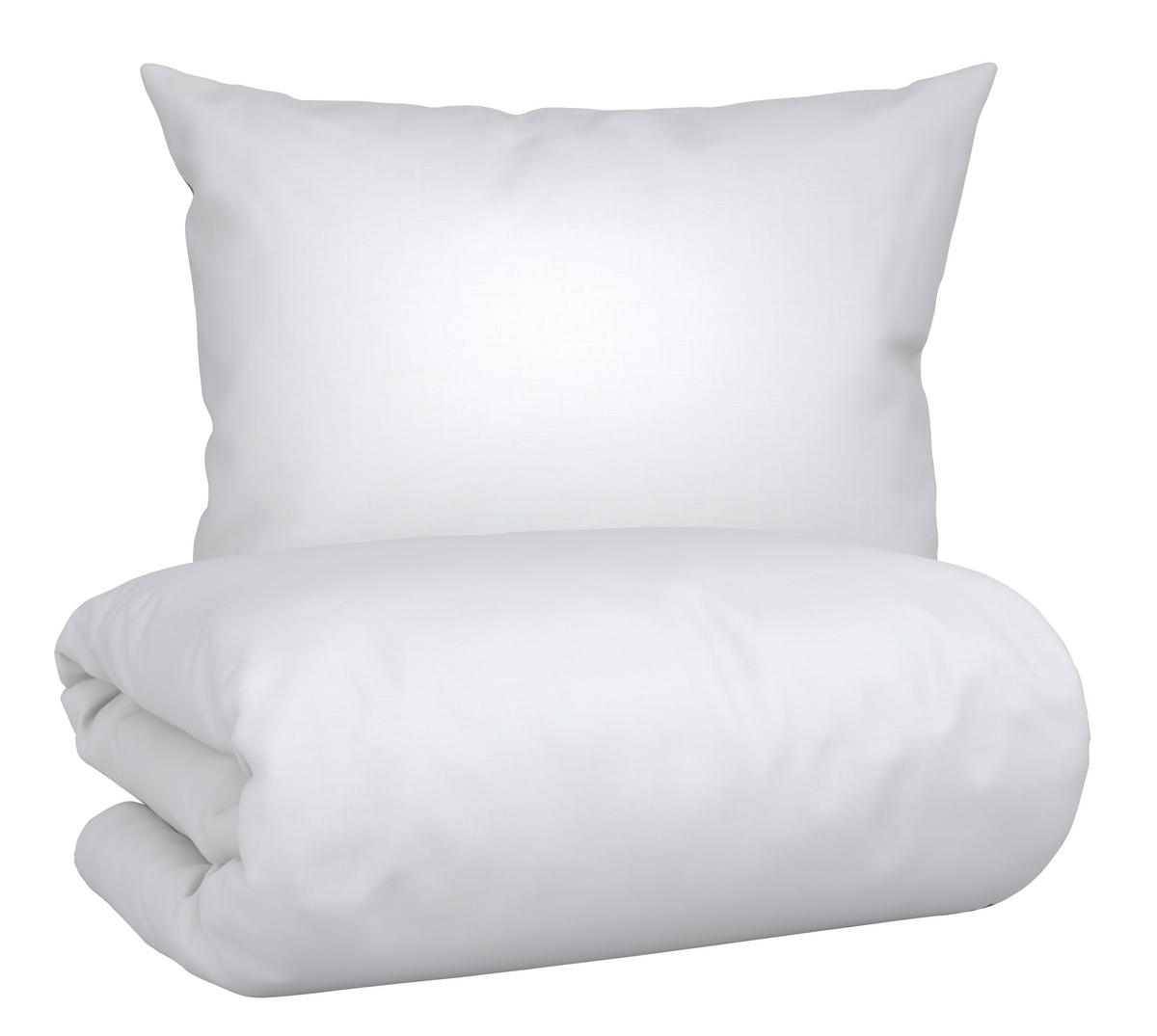 BETTWÄSCHESET ILVY - Weiss, Modern, Textil (160/210cm) - Modern Living