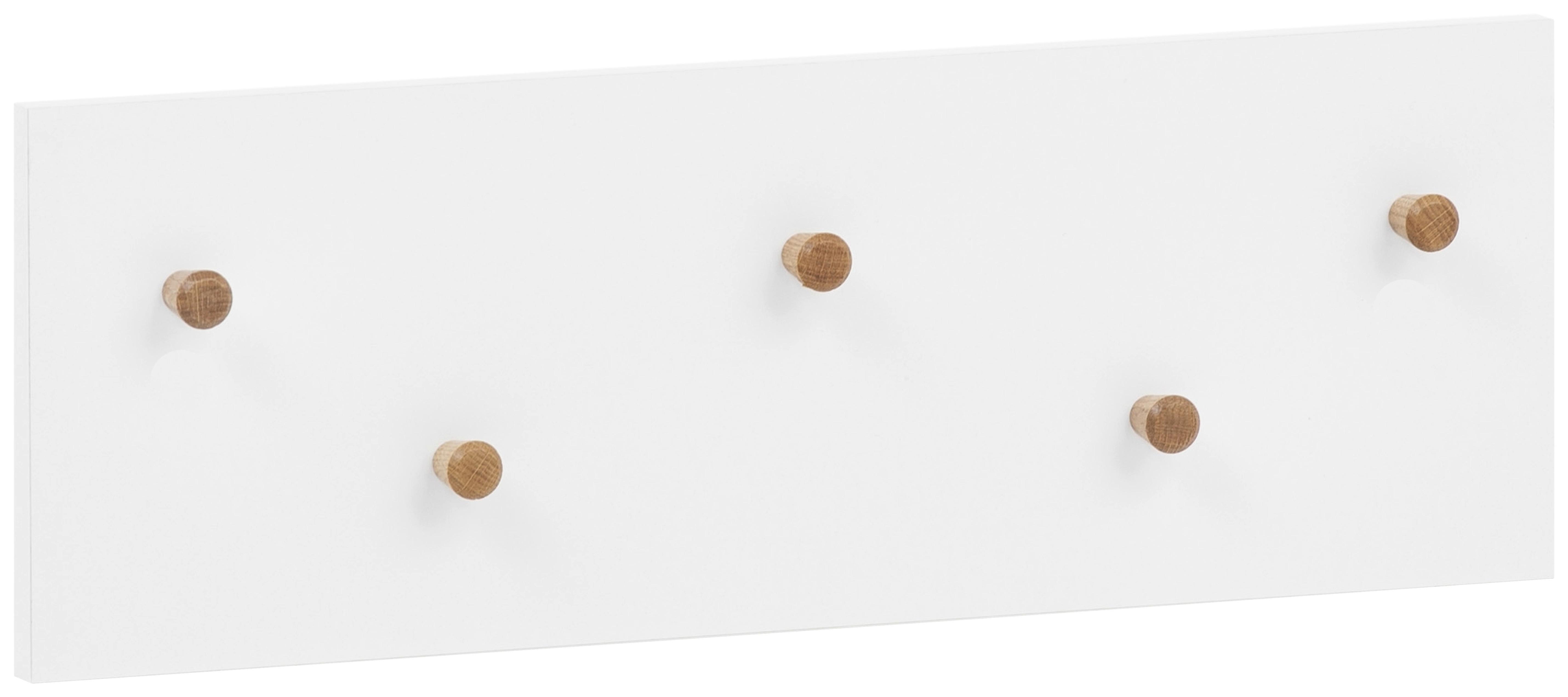 Stenski Panel Bjarne, Bela - bela, Moderno, les (55,9/19,5/4,6cm) - Stylife
