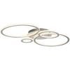 LED-TAKLAMPA KLAUSE - silver/nickelfärgad, Modern, metall/plast (95/52/7,7cm) - Mömax