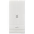Schrank Weiß - KONVENTIONELL, Holzwerkstoff/Kunststoff (91/197/54cm) - Modern Living Schrank Weiß - KONVENTIONELL, Holzwerkstoff/Kunststoff (91/197/54cm) - Modern Living