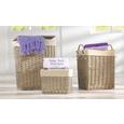 Coș Pentru Raft Larry - culoare natur/gri, Romantik / Landhaus, lemn/textil (32/14/23cm) - Modern Living Coș Pentru Raft Larry - culoare natur/gri, Romantik / Landhaus, lemn/textil (32/14/23cm) - Modern Living