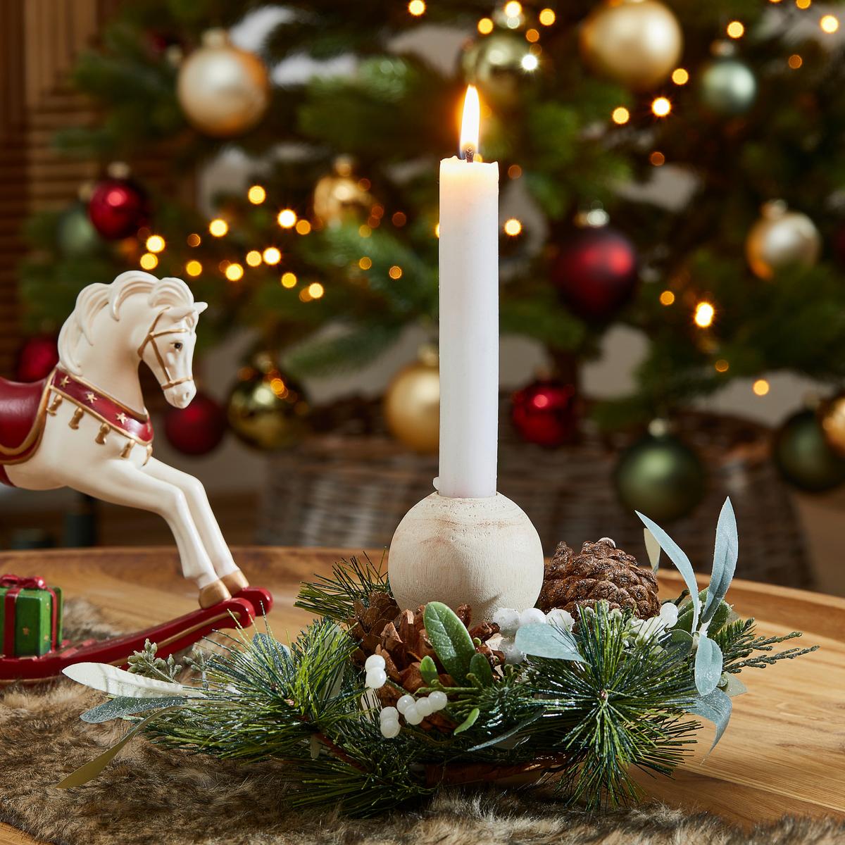 ŚWIECZNIK 681043 - Konventionell (22,00cm) - X-Mas