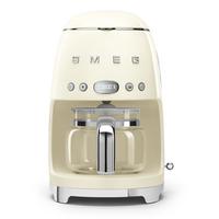 EKSPRES PRZELEWOWY DCF02CREU SMEG - kremowy, Basics, metal/szkło (24,5/36,1/25,6cm) - SMEG