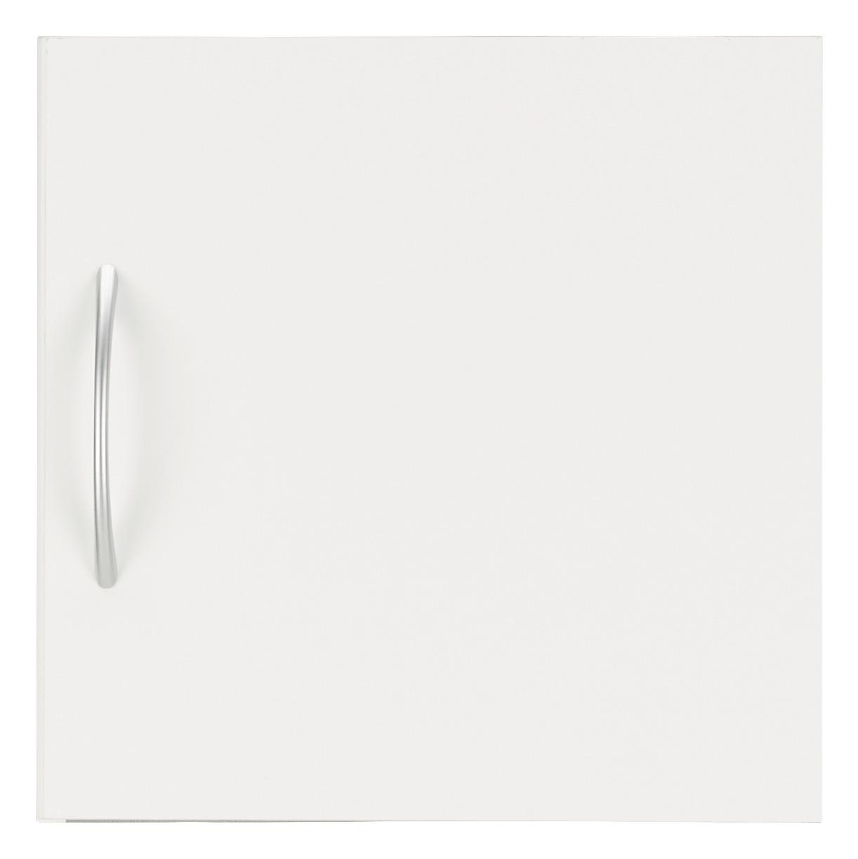 Aufsatzschrank in Weiß - Alufarben/Weiß, Holzwerkstoff/Kunststoff (40/40/40cm) - Modern Living