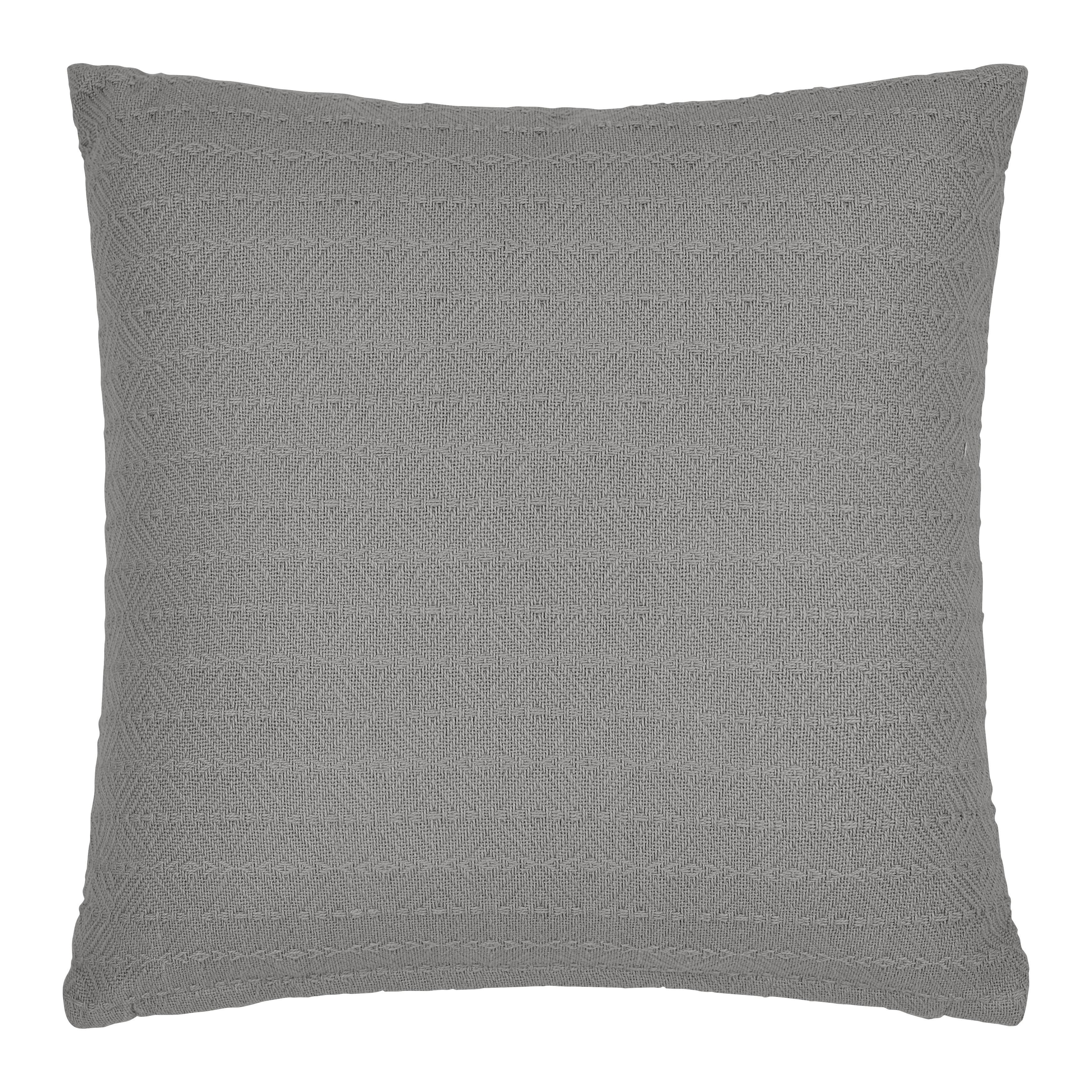 Okrasna Blazina Tara -Ext- - siva, Trendi, tekstil (45/45cm) - Mömax