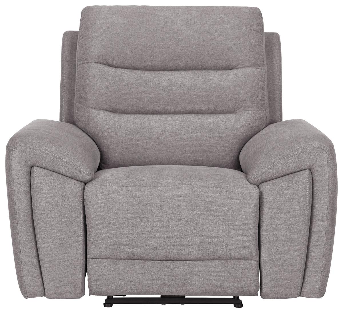 Fotelja Sa Relaks Mehanizmom Knut - siva/crna, Konvencionalno, drvo/tekstil (109/96/100cm) - Mömax
