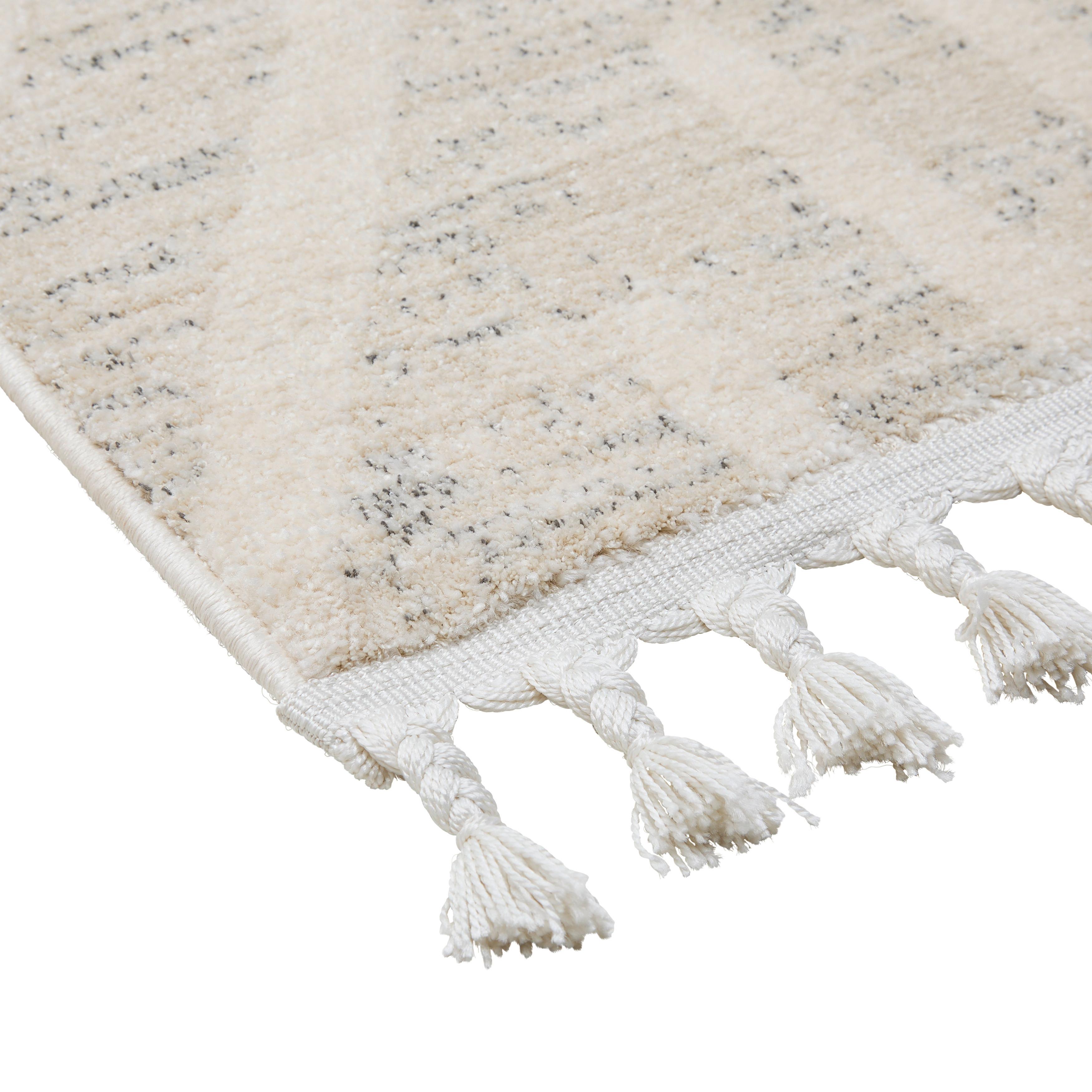 VÄVD MATTA KEL AIR 4 - pärlemor/Alabasterfarben, Modern, textil (190/290cm) - Mömax