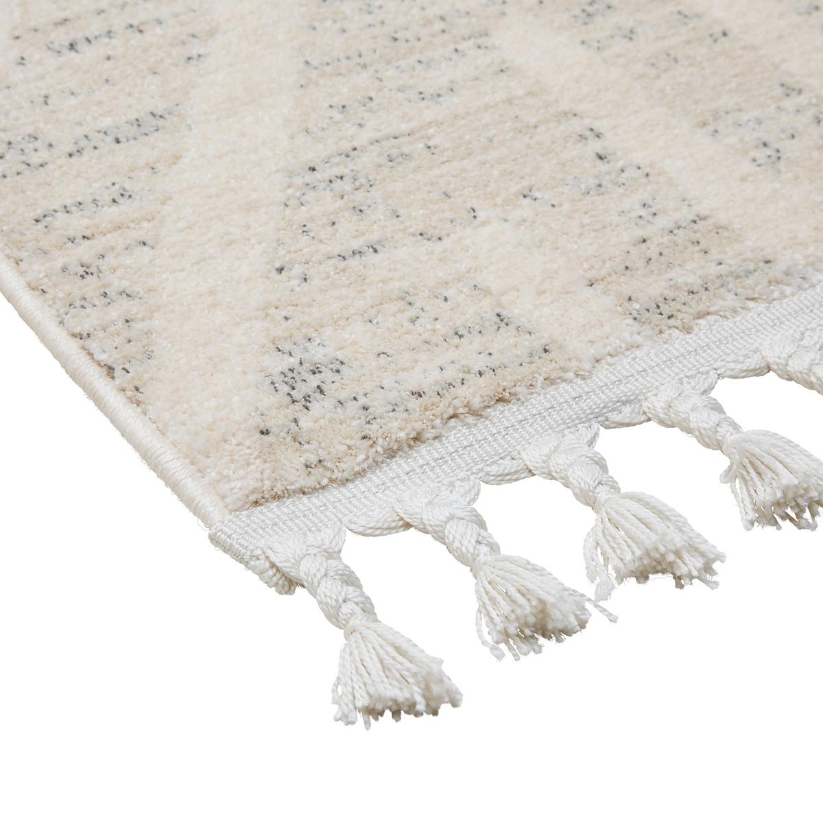 Webteppich Kel Air 4 Elfenbein/Natur ca.190x290cm - Perlmutt/Alabasterfarben, MODERN, Textil (190/290cm) - Mömax