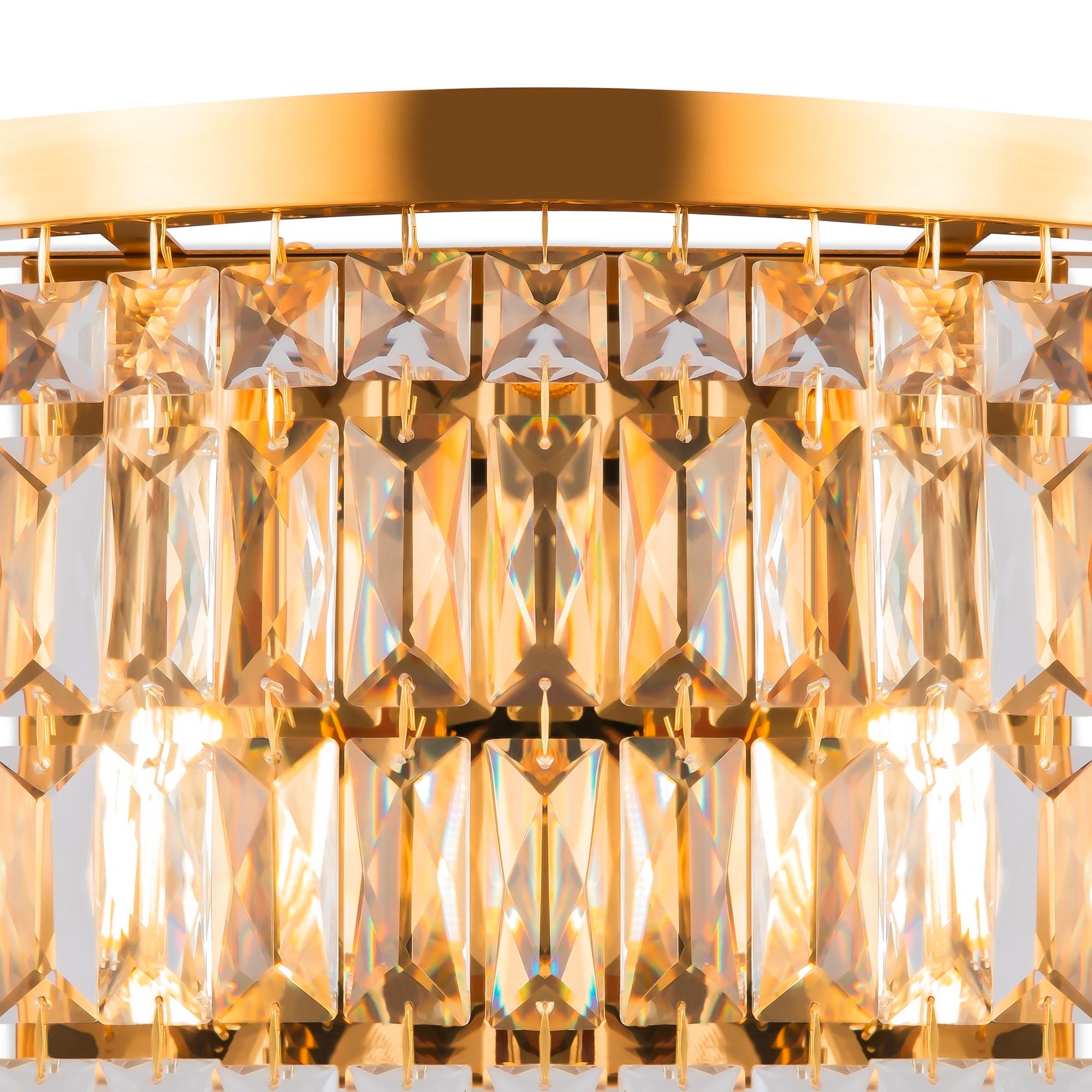 WANDLEUCHTE DUNE - Goldfarben, Trend, Metall (31/10.5/18cm) - MAYTONI