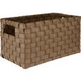 Korb in Braun, M - Braun, Kunststoff (35/21/20cm) - MODERN LIVING
