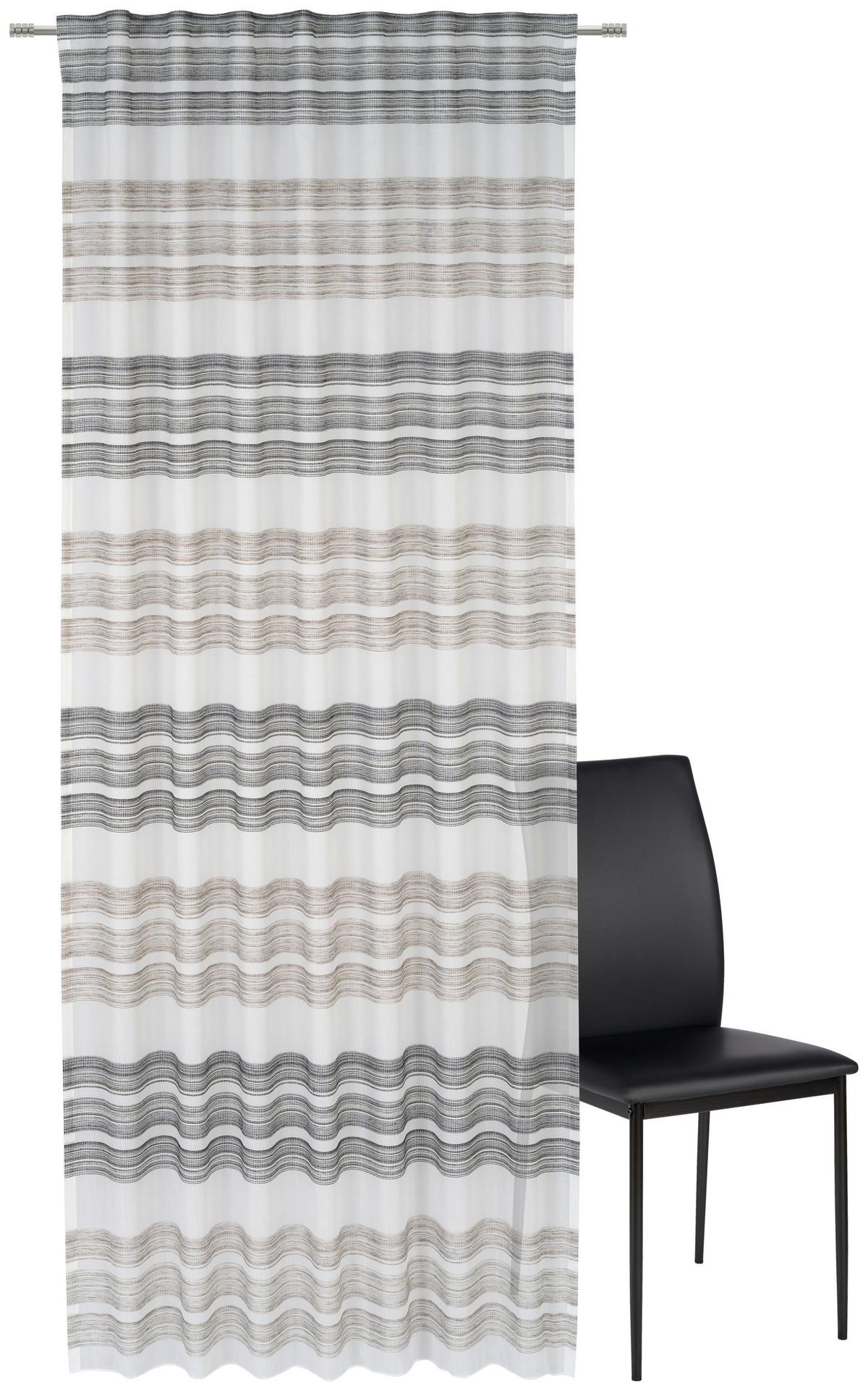 ZASŁONA GOTOWA STRIPE - szary, Design, tkanina (140/245cm) - Esposa