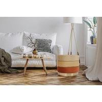 Ülőke Matilda 325 - többszínű/narancs, Design, faalapú anyag/textil (50/42/50cm) - Kayoom